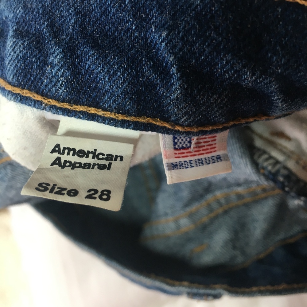 DONATED American Apparel Medium wash - Picture 5 of 6